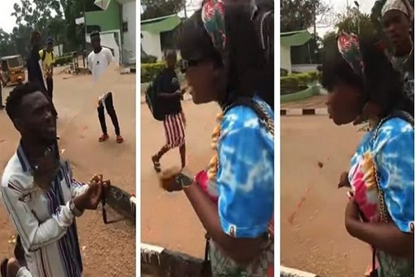 Umusore yahuye n'uruva gusenya ubwo yatereraga ivi umukobwa yishukaga ko amukunda