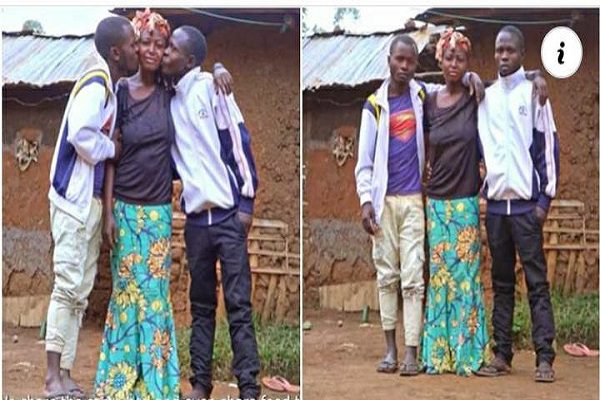 Umugore yavuze urukundo akunda abagabo babiri babana mu nzu imwe