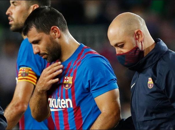 Kun Aguero agiye gusezera umupira w'amaguru atabishaka kubera ikibazo cy'umutima