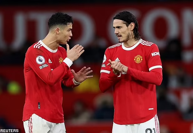 Edinson Cavani yahishuye agahinda yatewe na Cristiano Ronaldo 