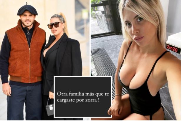 Mauro Icardi wa PSG biravugwa ko amerewe nabi cyane n'umugore we