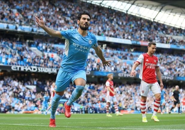 Manchester City yandagaje Arsenal ihita iba iya nyuma muri Premier League