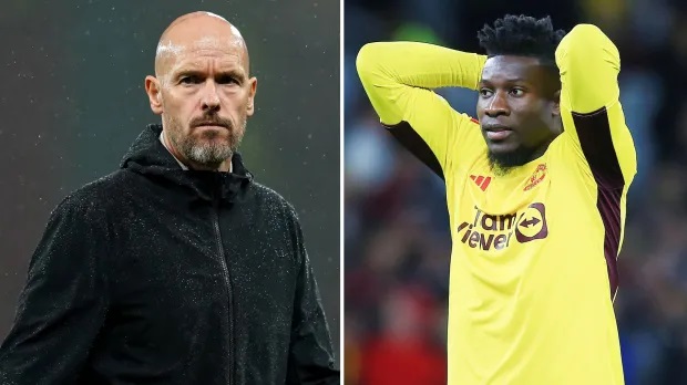 Ten Hag yasabye ikintu gikomeye umunyezamu we Andre Onana 
