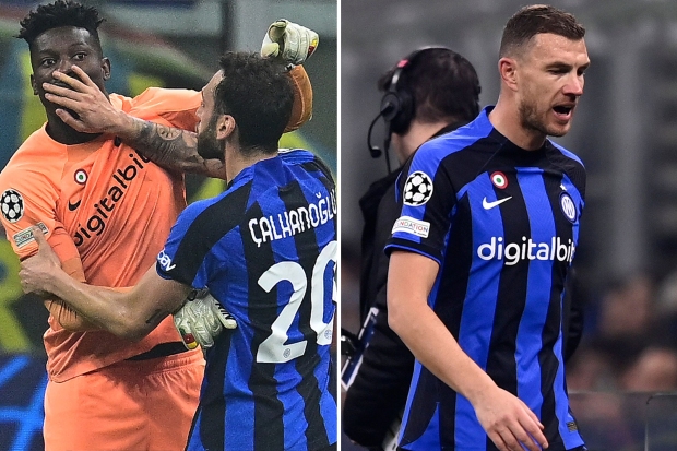 Abakinnyi ba Inter Milan bari bagiye kurwanira mu kibuga mu mukino wa Champions League