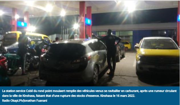 RD Congo: Ibiciro bya Lisansi byavuguruwe mu bice byose by'igihugu