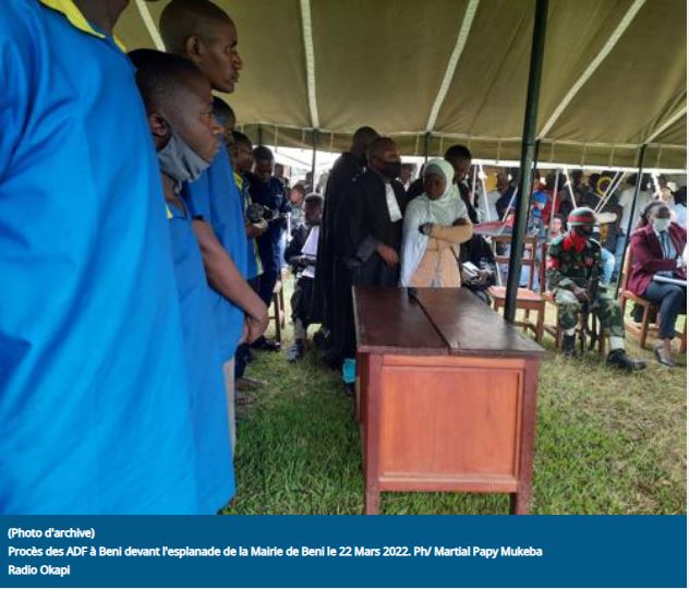 DRC: Babiri bashinjwa gukorana na ADF bakatiwe imyaka 20 y'igifungo
