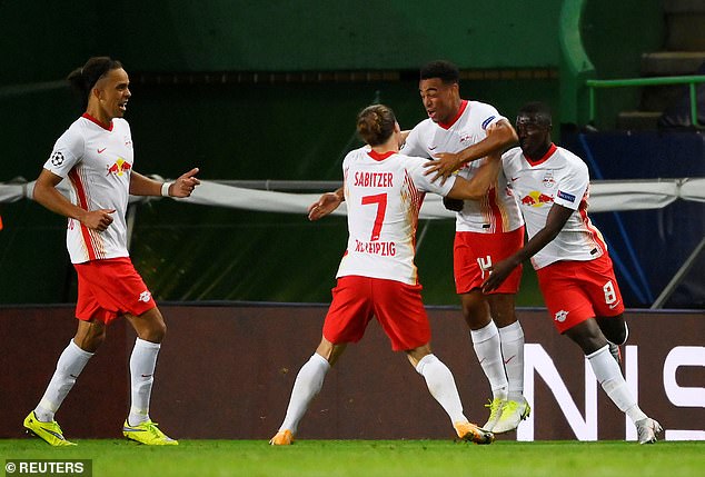 RB Leipzig yatunguye Atletico Madrid iyisezerera muri UEFA Champions League