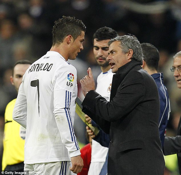 Florentino Perez yumvikanye ari gutuka Jose Mourinho na Cristiano Ronaldo