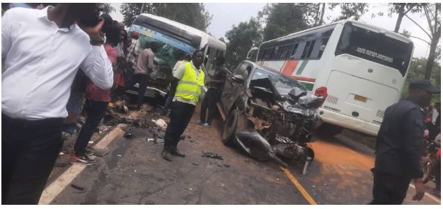 Kamonyi: Habereye impanuka y'imodoka ikomeye