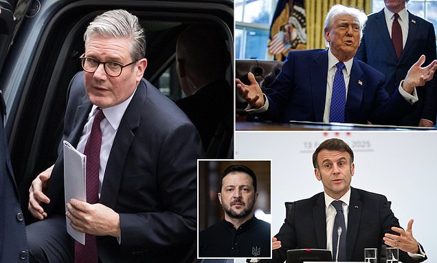  Macron na Starmer batumiwe muri White House mu biganiro ku kibazo cya Ukraine