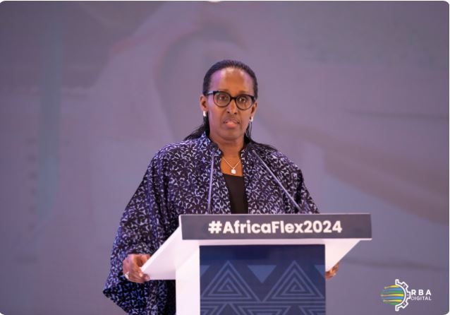 Madamu Jeannette Kagame yitabiriye Inama ya Africa Flex 2024