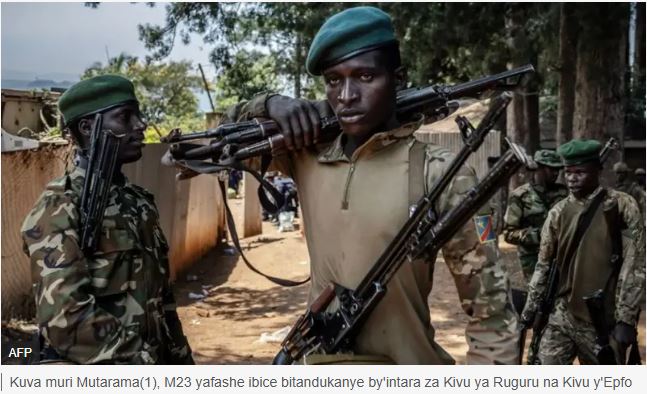 DR Congo iracyatsimbaraye ku gitutu cyo kuganira na M23
