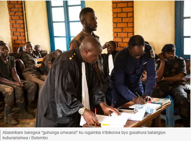 DR Congo: Urubanza rw'abasirikare 60 baregwa guhunga M23 rwatangiye i Butembo