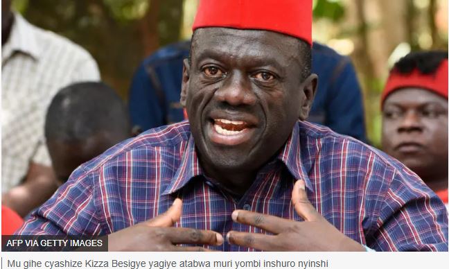 Besigye utavuga rumwe na Museveni biravugwa ko yafunzwe