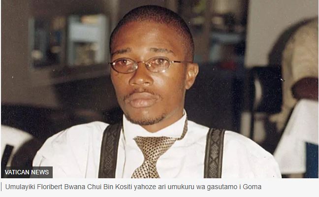 Papa agiye kugira umuhire Floribert Bwana Chui uvuka i Goma