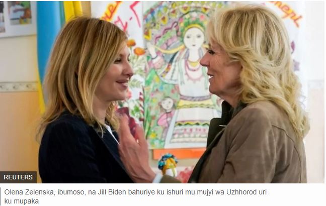 Uruzinduko rwa Jill Biden muri Ukraine ruhatse iki? 