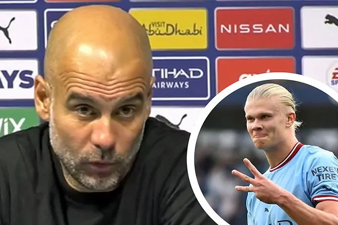 Pep Guardiola yahishuye ikintu yanga kuri rutahizamu Haaland 