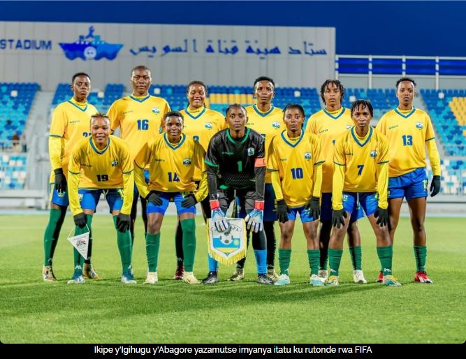 Amavubi y'Abagore yazamutse imyanya itatu ku rutonde rwa FIFA