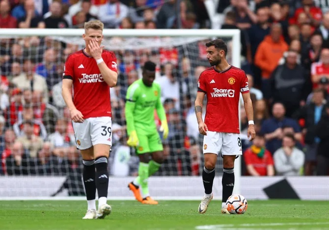 Abakinnyi bane ba Man United bakozanyijeho nyuma yo gutsindwa na Brighton