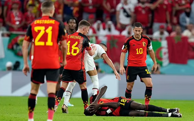 Abakinnyi batatu b'Ububiligi bari bagiye kurwana nyuma yo gutsindwa na Maroc