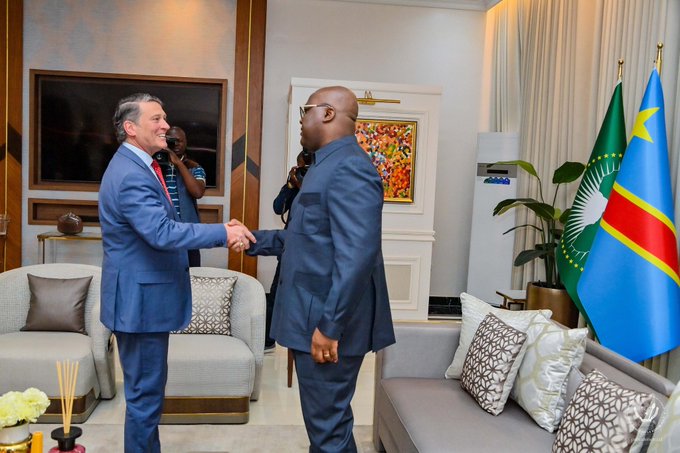 Tshisekedi yakiriye intumwa idasanzwe ya Perezida Trump