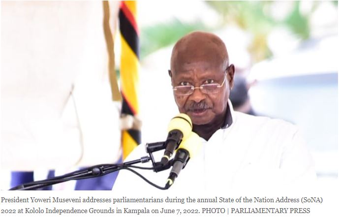 Perezida Museveni yavuze ko umutwe wose witwaje intwaro utitwa uw'iterabwoba