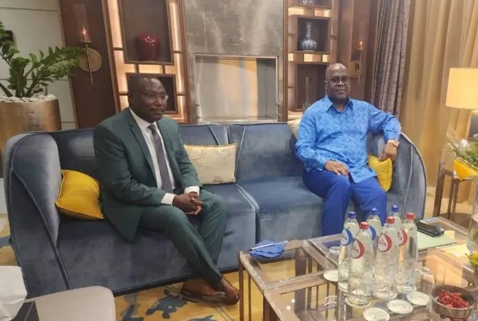 Perezida Tshisekedi yahuye na Padiri Nahimana urota guhirika ubutegetsi bw'u Rwanda