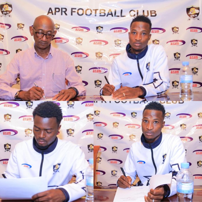 Byiringiro Lague na Ishimwe Anicet bahawe akayabo na APR FC yabasinyishije amasezerano