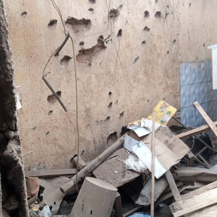 Musanze: Ibikorwaremezo birimo amazu byangijwe bikomeye n'ibisasu 3 byaturutse muri RDC[AMAFOTO]
