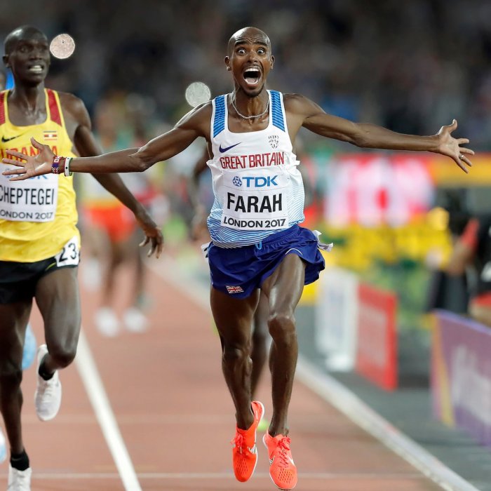 Mo Farah n'ibindi byamamare bitandukanye basuye u Rwanda