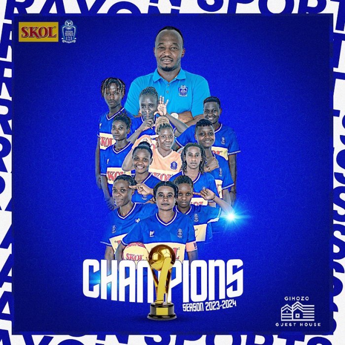 Rayon Sports y'abagore yegukanye igikombe cya shampiyona ku nshuro ya mbere igikinnye