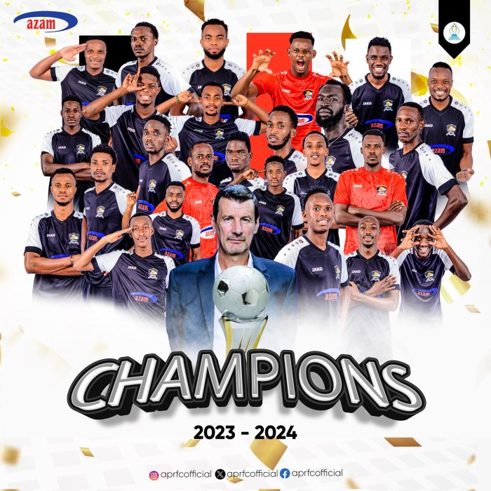 APR FC yegukanye shampiyona ku nshuro ya 22 mu myaka 31 imaze ishinzwe