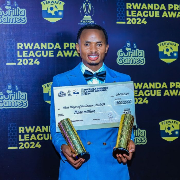 Muhire Kevin yabaye umukinnyi wahize abandi, muri shampiyona ya 2023-2024
