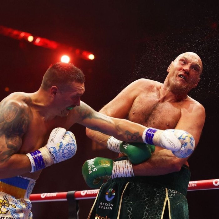 Uzatsinda hagati ya Tyson Fury na Oleksandr Usyk azegukana umukandara wakozwe n'Abanyarwanda