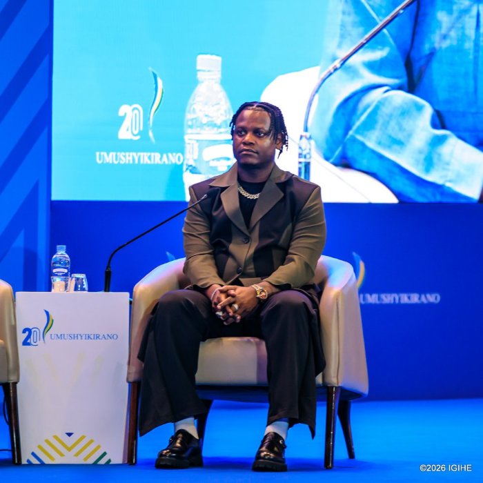 Bruce Melodie yagaragaje uko izina rya Perezida Kagame ryatumye umuziki we wamamara