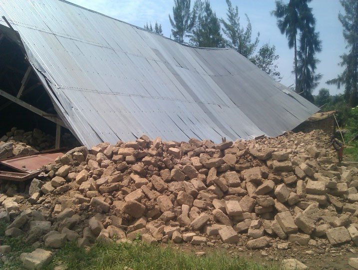 Huye: Urusengero rwa ADEPR rwaguye ruhita abantu babiri