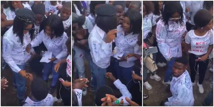 Umusore wari urangije kaminuza yasebejwe n'umukunzi we ubwo yateraga ivi amusaba kuzamubera umugore