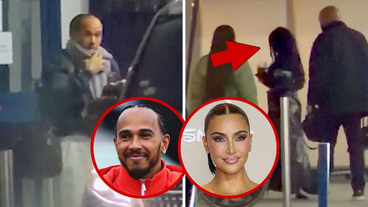 Urukundo rugeze aharyoshye hagati ya Kim Kardashian na Lewis Hamilton