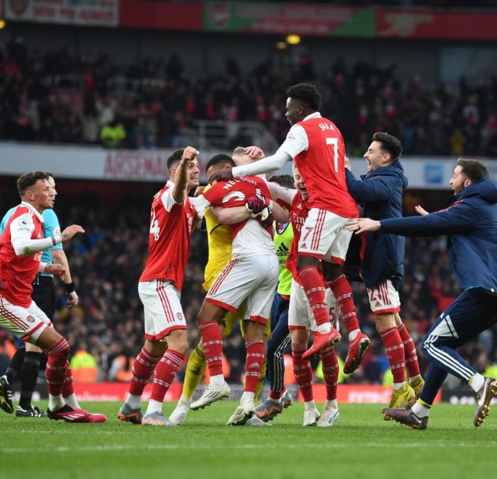 Perezida Kagame yanejejwe n'intsinzi ya Arsenal yavuye kure