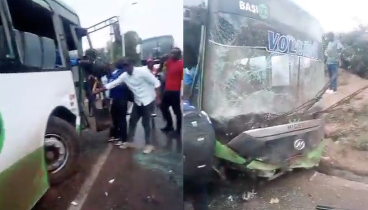Habaye indi mpanuka ya bisi itwara abagenzi mu zikoresha amashanyarazi zatangiye kwerecyeza mu Ntara