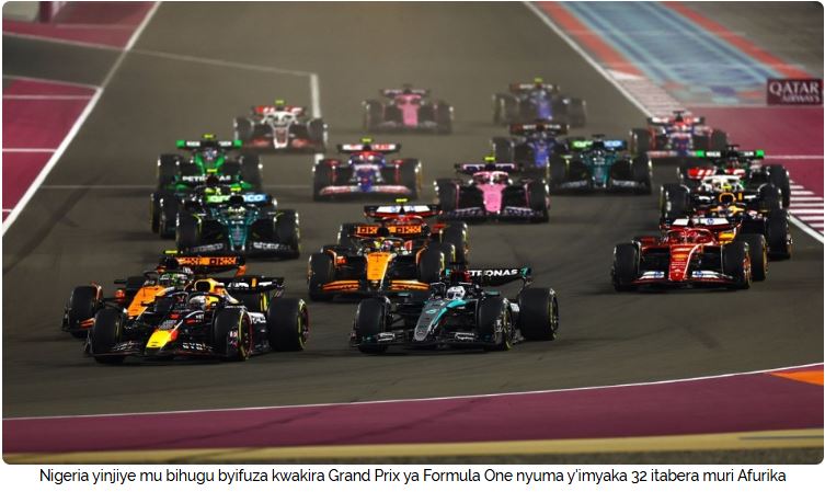 Nigeria yiyongereye mu bihugu byifuza kwakira Formula One