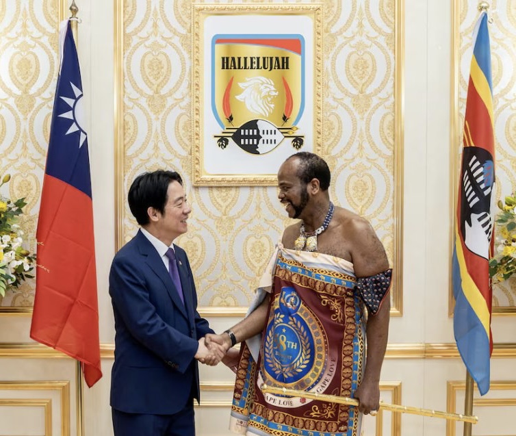 U Bushinwa bwikomye Eswatini yakiriye Perezida wa Taiwan
