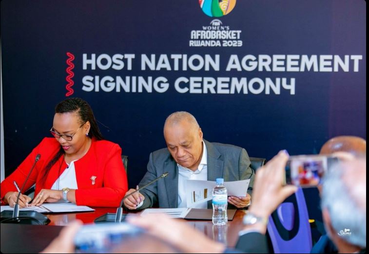 U Rwanda rwasinye amasezerano azatuma rwakira Afrobasket y'Abagore 