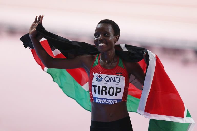 Agnes Tirop wahagarariye Kenya mu mikino Olimpike i Tokyo yiciwe mu rugo rwe atewe icyuma