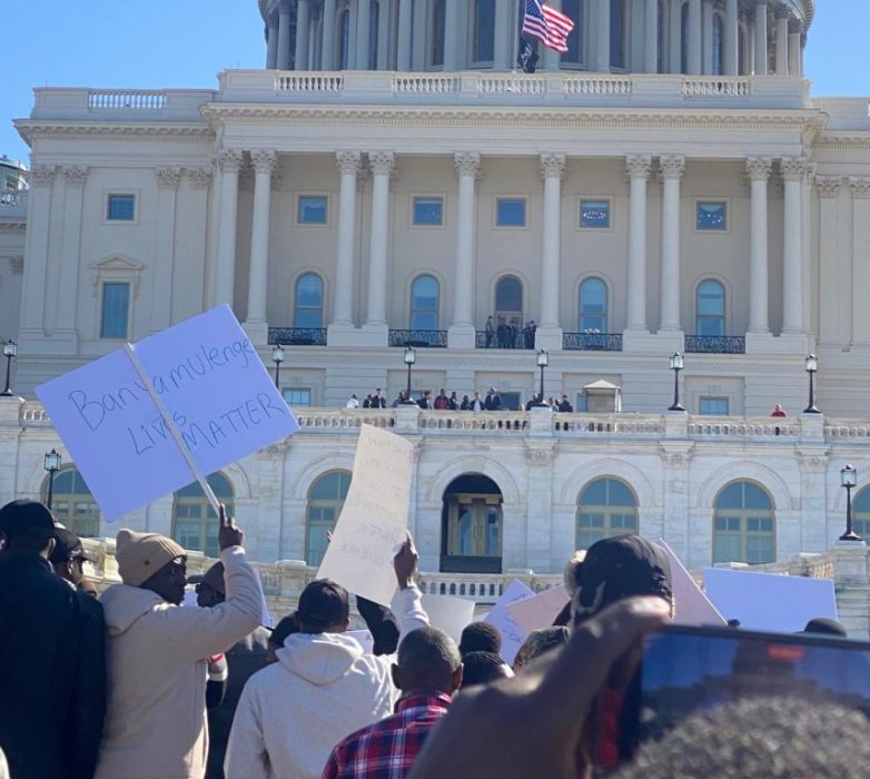 Washington: Abanyamulenge n'Abahema bazindukiye mu myigaragambyo yamagana ubutegetsi bwa Tshisekedi