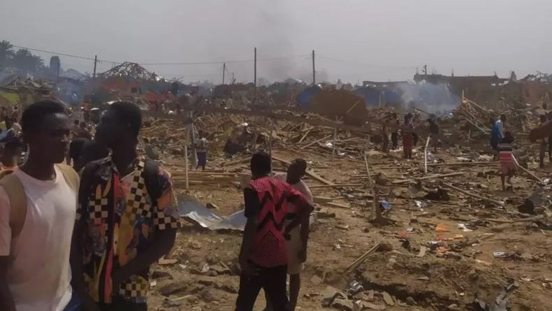 Ghana: Abantu benshi baburiye ubuzima mu guturika gukomeye kwatewe n'intambi