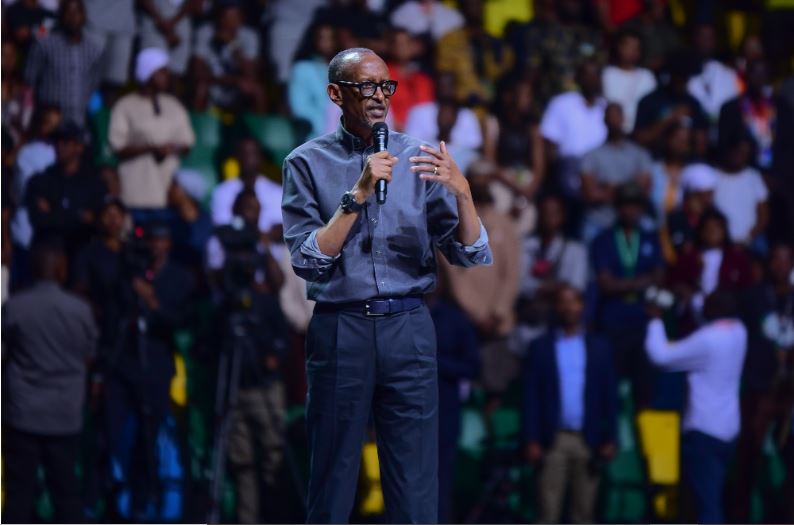 Giants of Africa: Perezida Kagame yibukije urubyiruko rwa Afurika ko arirwo ruzayiteza imbere