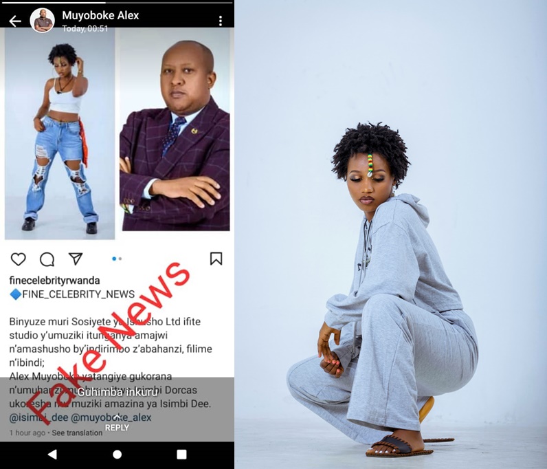 Muyoboke Alex yahakanye amakuru yavugaga ko yasinyishije umuhanzi mushya