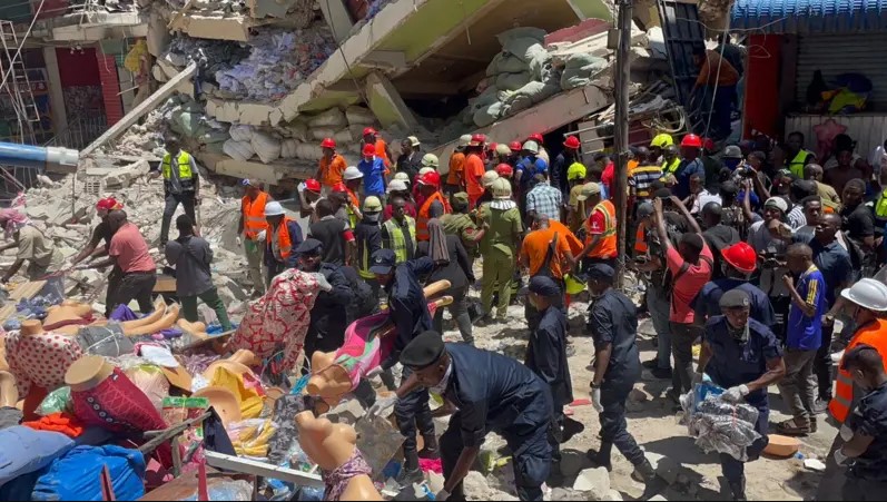 Tanzania: Inyubako yagwiriye abantu yica batanu abandi basaga 40 barakomereka
