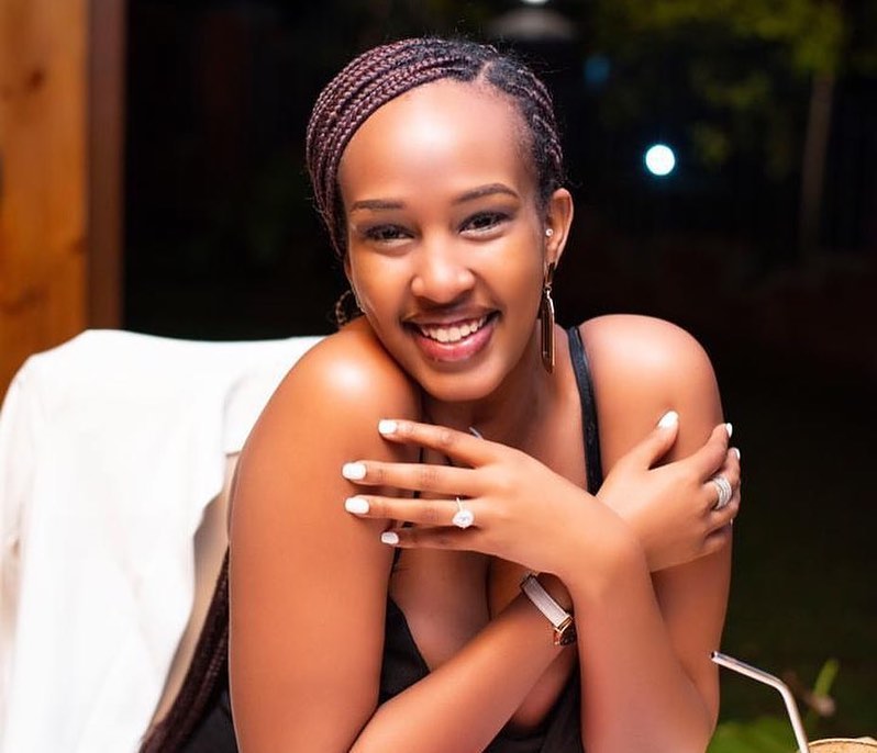 Miss Bagwire Keza Joannah yambitswe impeta n'umukunzi we [AMAFOTO]
